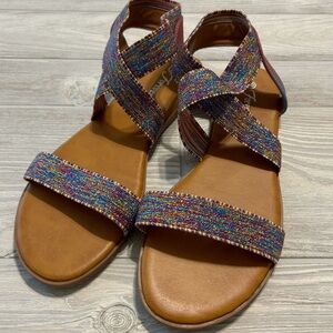 Colorful Strappy Sandals women’s 10